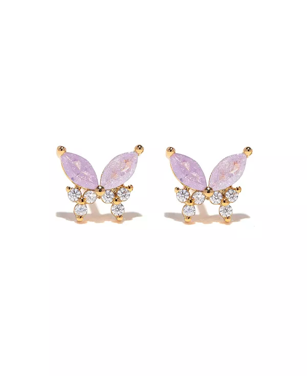 Серьги-Гвоздики с бабочкой в виде хрустальной лаванды «Помни меня» Girls Crew, gold
Серьги-Гвоздики с бабочкой в виде хрустальной лаванды «Помни меня» Girls Crew, gold