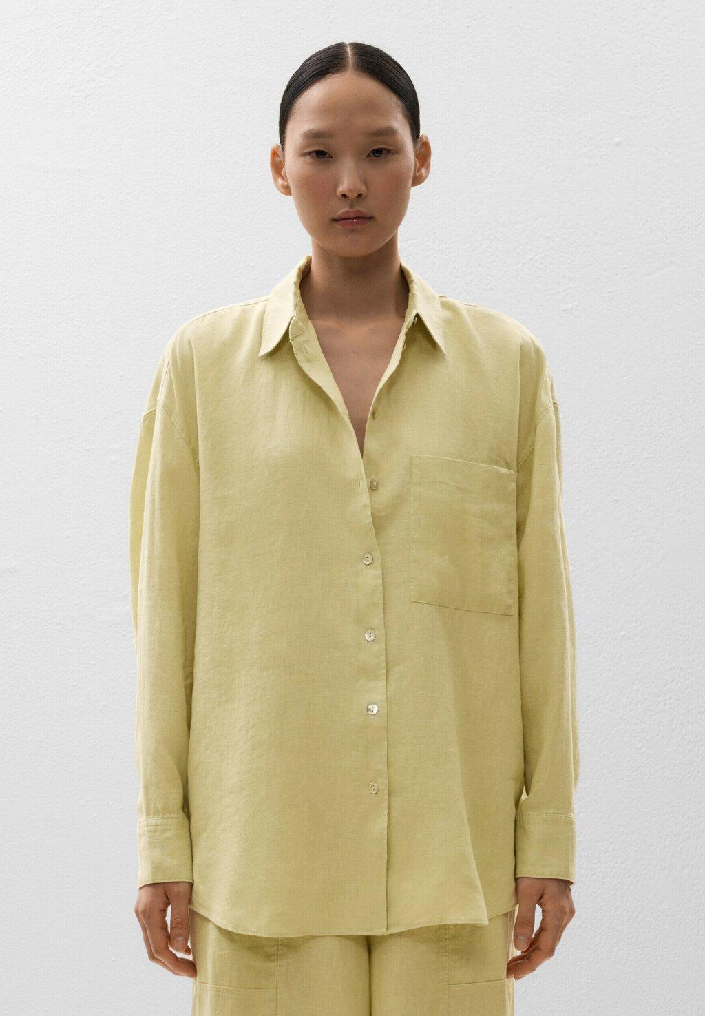 Рубашка LINEN RELAXED OYSHO, светло-желтый
Рубашка LINEN RELAXED OYSHO, светло-желтый