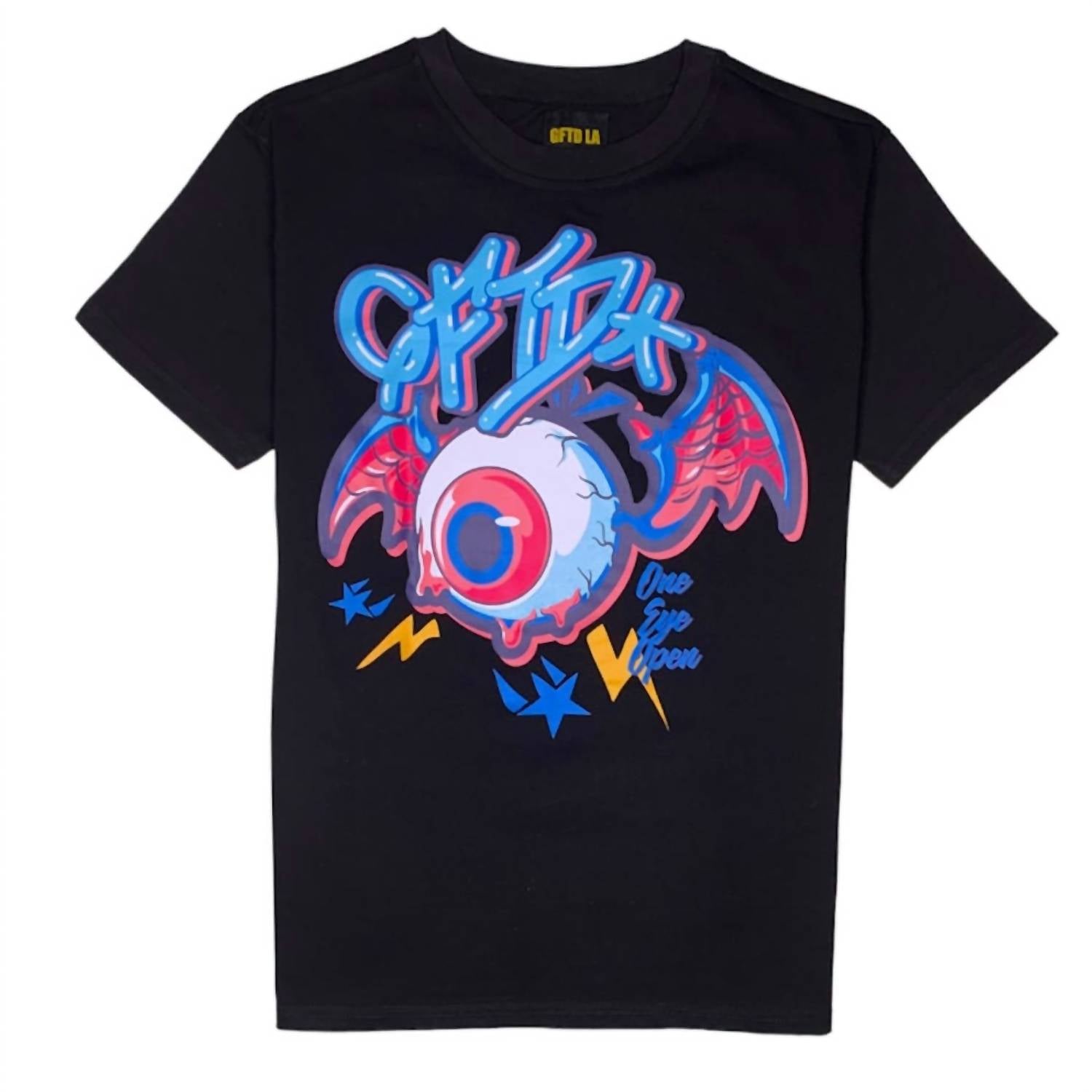 Футболка мужская Open Eye черного цвета GFTD LA
Футболка мужская Open Eye черного цвета GFTD LA