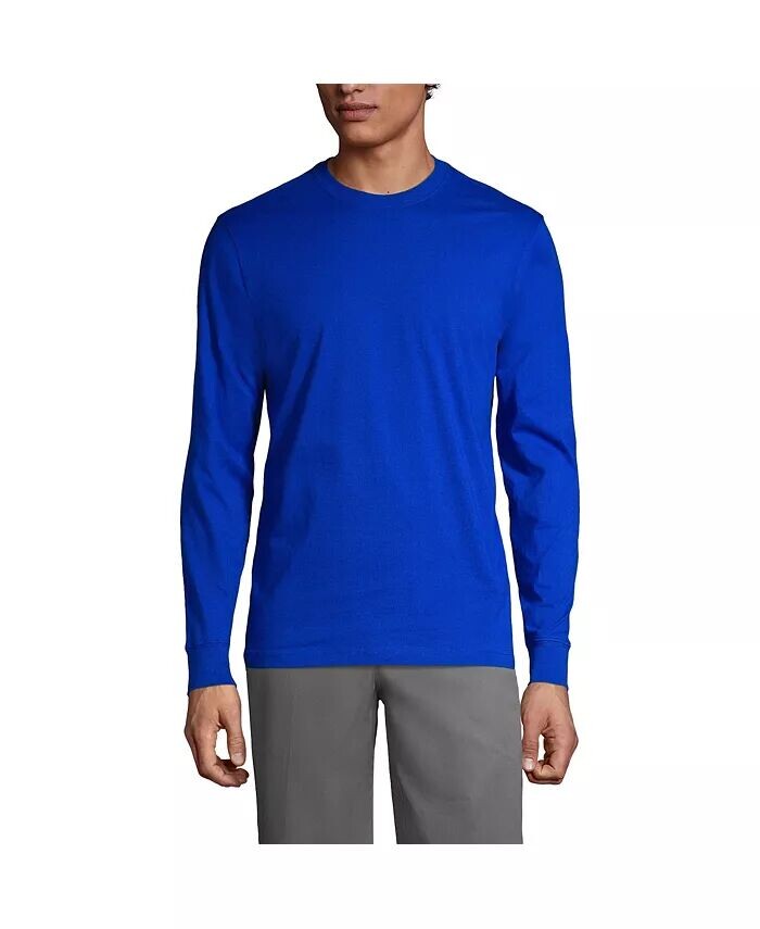 Мужская футболка Essential с длинным рукавом для школьной формы Lands' End, синий
Мужская футболка Essential с длинным рукавом для школьной формы Lands' End, синий
