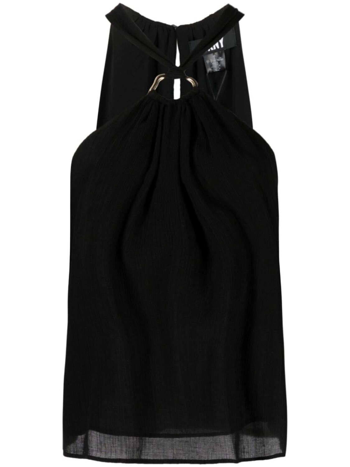 Блузка с вырезом халтер DKNY, черный
Блузка с вырезом халтер DKNY, черный