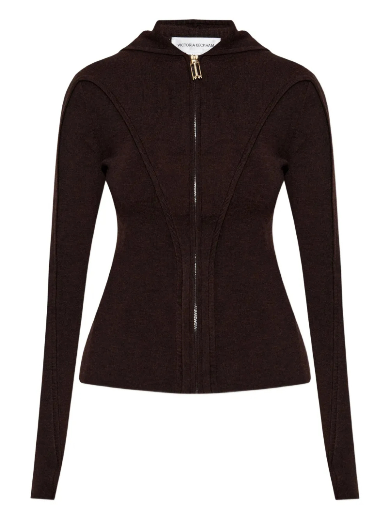 Толстовка с капюшоном на молнии Victoria Beckham, коричневый
Толстовка с капюшоном на молнии Victoria Beckham, коричневый