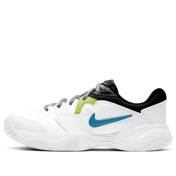 Кроссовки court lite 2 jr. 'white hot lime' Nike, белый 
Кроссовки court lite 2 jr. 'white hot lime' Nike, белый