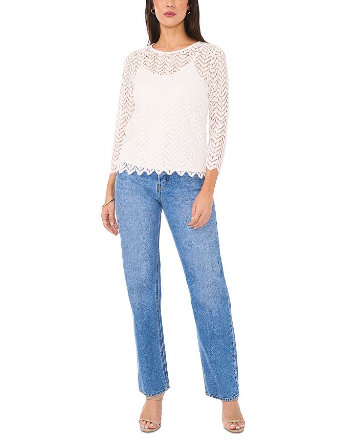 Кружевная блузка VINCE CAMUTO, белый
Кружевная блузка VINCE CAMUTO, белый