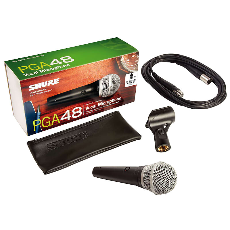 Вокальный микрофон Shure PGA48-XLR
Вокальный микрофон Shure PGA48-XLR