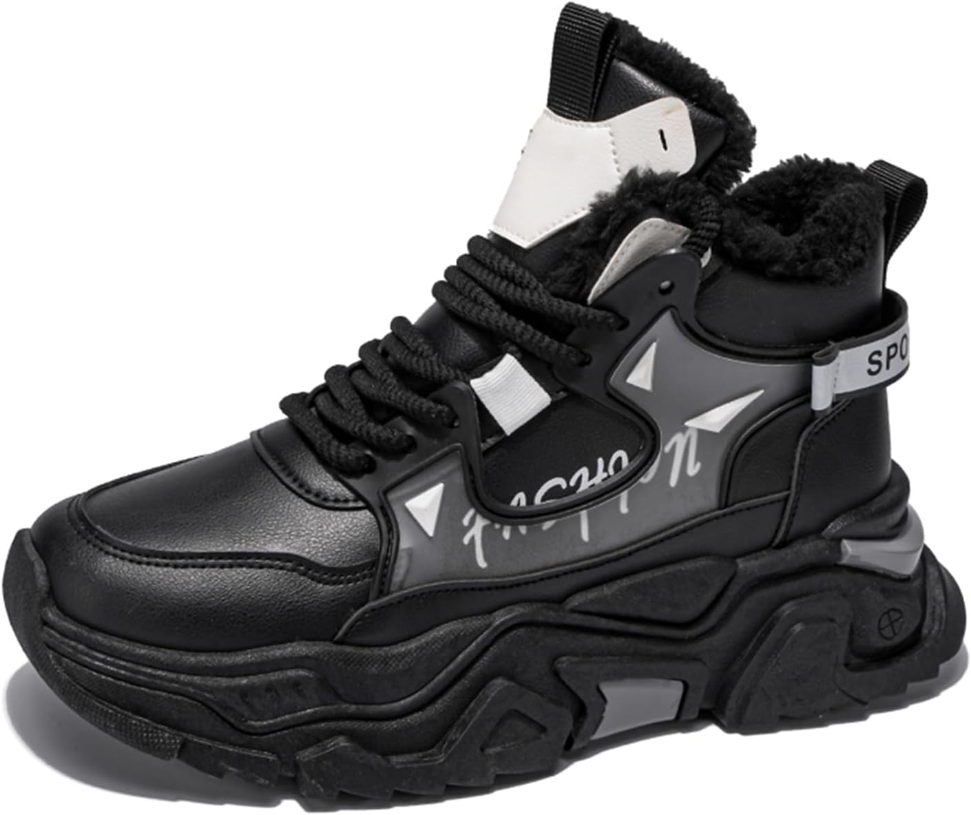 Мужские повседневные спортивные кроссовки для тенниса, работы и прогулок, массивные высокие модные кеды Spwagym, белый/черный
Мужские повседневные спортивные кроссовки для тенниса, работы и прогулок, массивные высокие модные кеды Spwagym, белый/черный