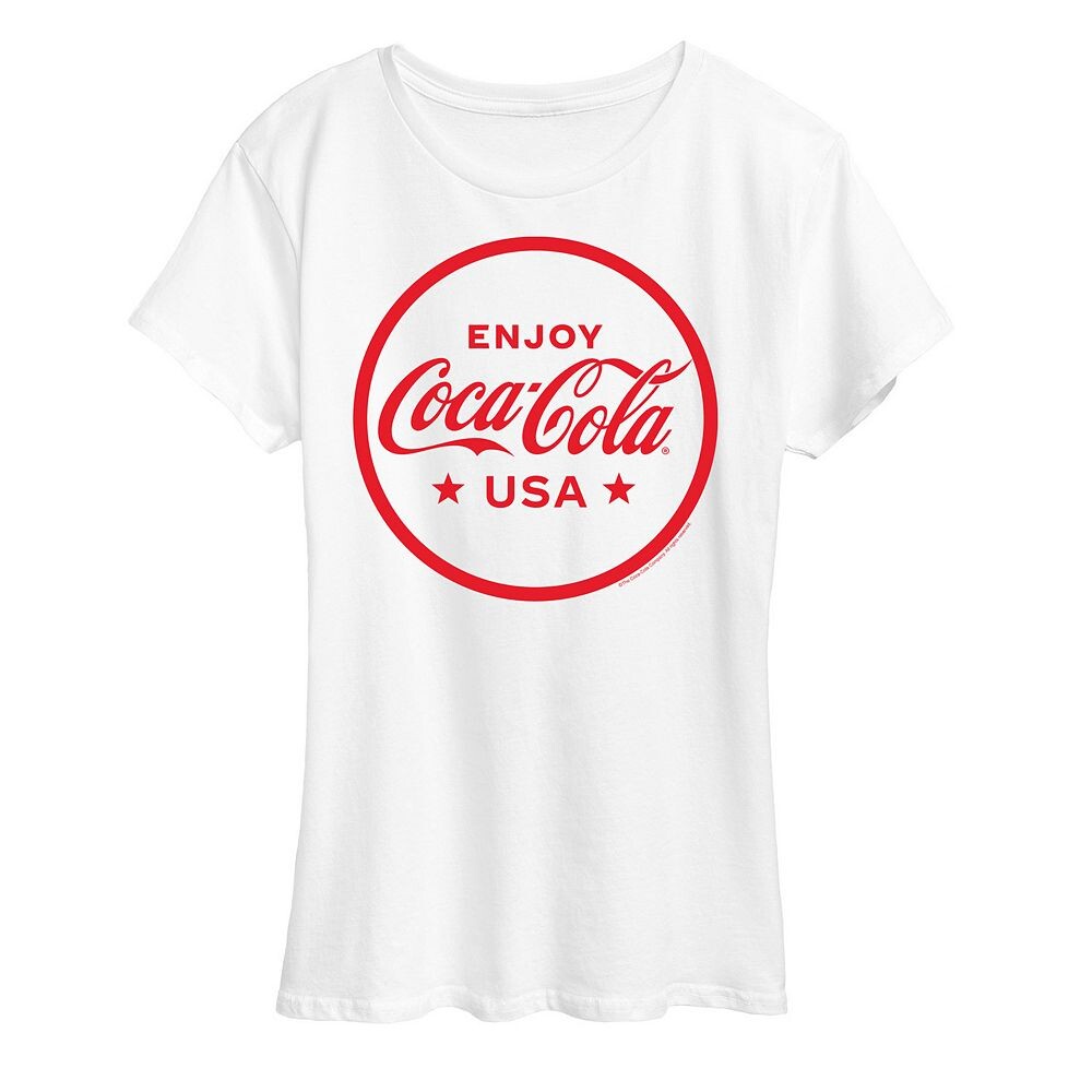 Женская футболка с рисунком Coca-Cola USA Licensed Character, белый
Женская футболка с рисунком Coca-Cola USA Licensed Character, белый