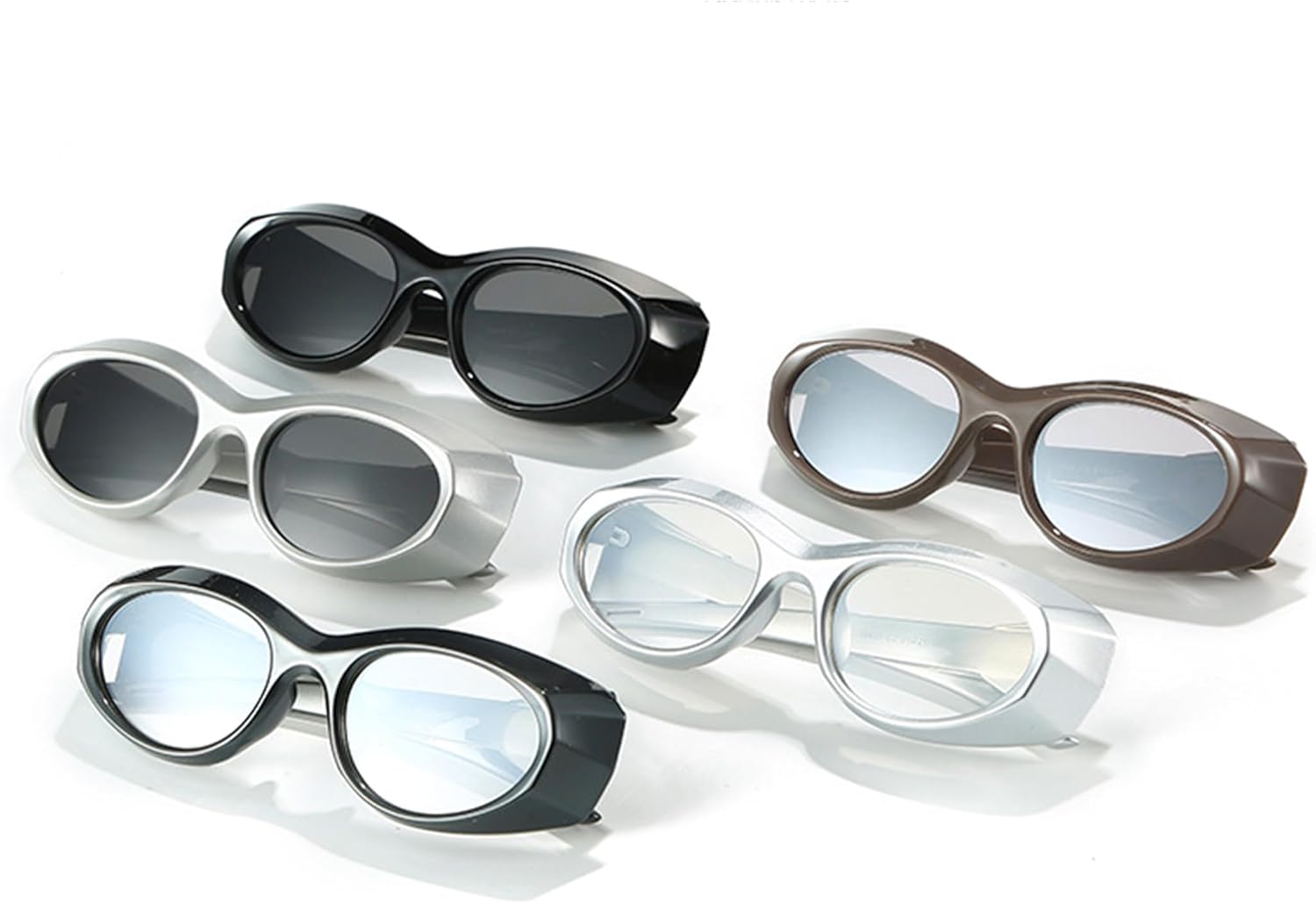 bullabulling Модные спортивные солнцезащитные очки в стиле Y2K с обтекаемой оправой для мужчин и женщин, овальные солнцезащитные очки с толстой оправой, стильные спортивные очки, C4
bullabulling Модные спортивные солнцезащитные очки в стиле Y2K с обтекаемой оправой для мужчин и женщин, овальные солнцезащитные очки с толстой оправой, стильные спортивные очки, C4