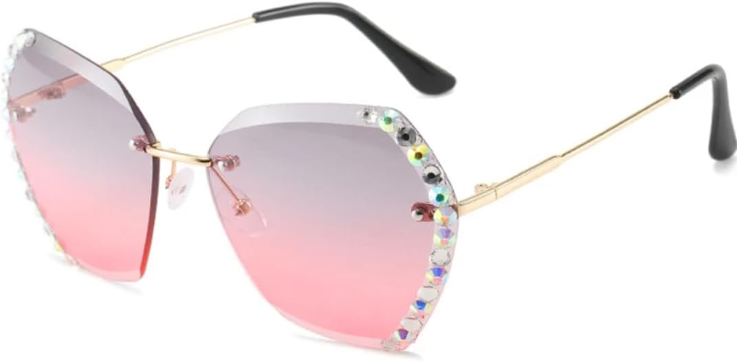 Солнцезащитные очки с защитой UV400 | Увеличенные безободковые цветные линзы | Для женщин и мужчин | Для занятий спортом на открытом воздухе и вождения DSVIGF, Gray Pink
Солнцезащитные очки с защитой UV400 | Увеличенные безободковые цветные линзы | Для женщин и мужчин | Для занятий спортом на открытом воздухе и вождения DSVIGF, Gray Pink