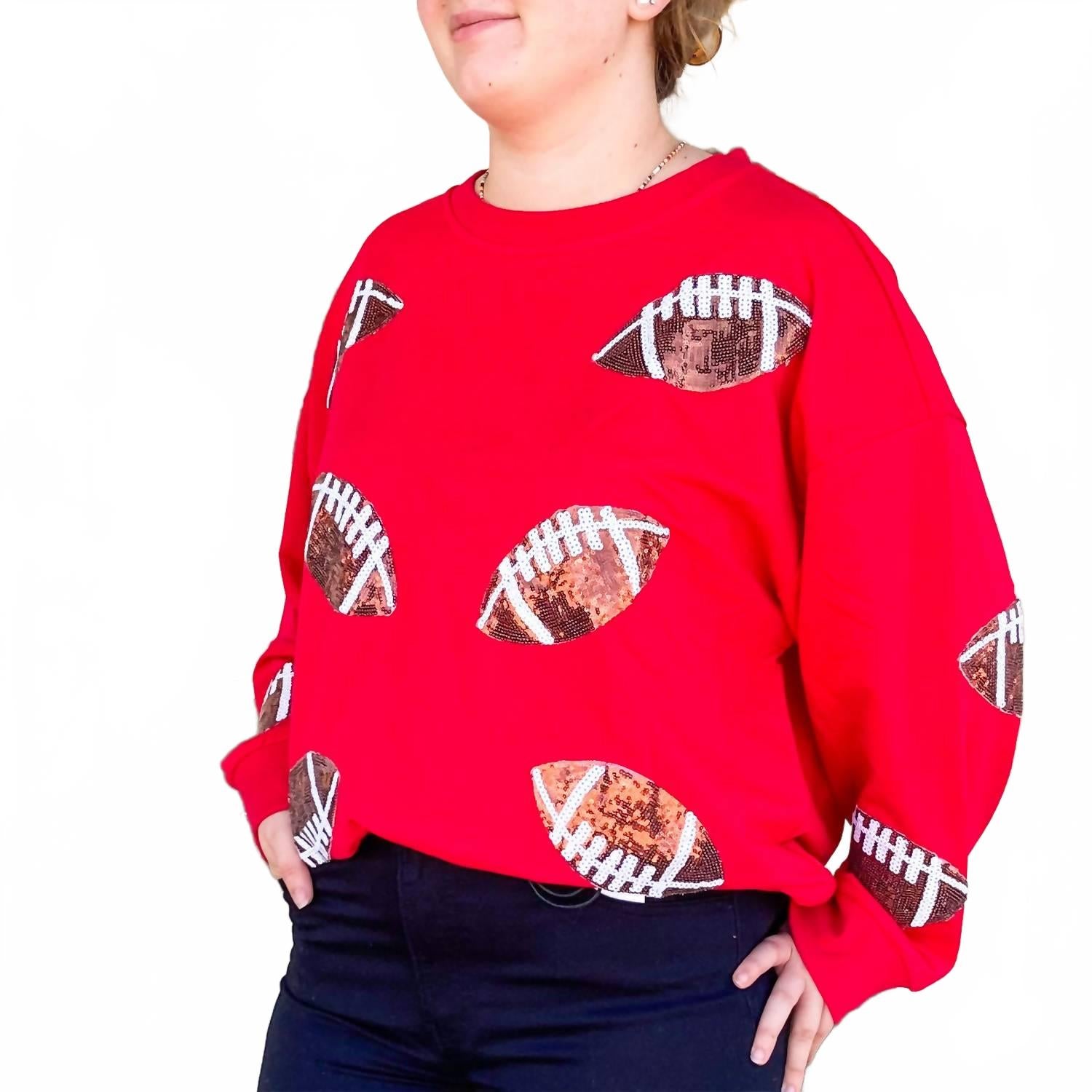 Футболка с пайетками в красном цвете BiBi
Футболка с пайетками в красном цвете BiBi