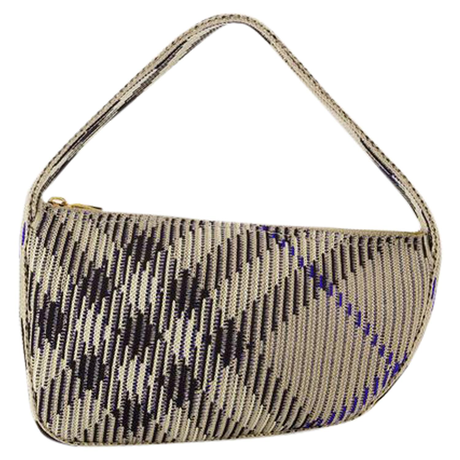 Вязаная сумка-багет - Burberry - Нейлон - Нейтральный, белый
Вязаная сумка-багет - Burberry - Нейлон - Нейтральный, белый