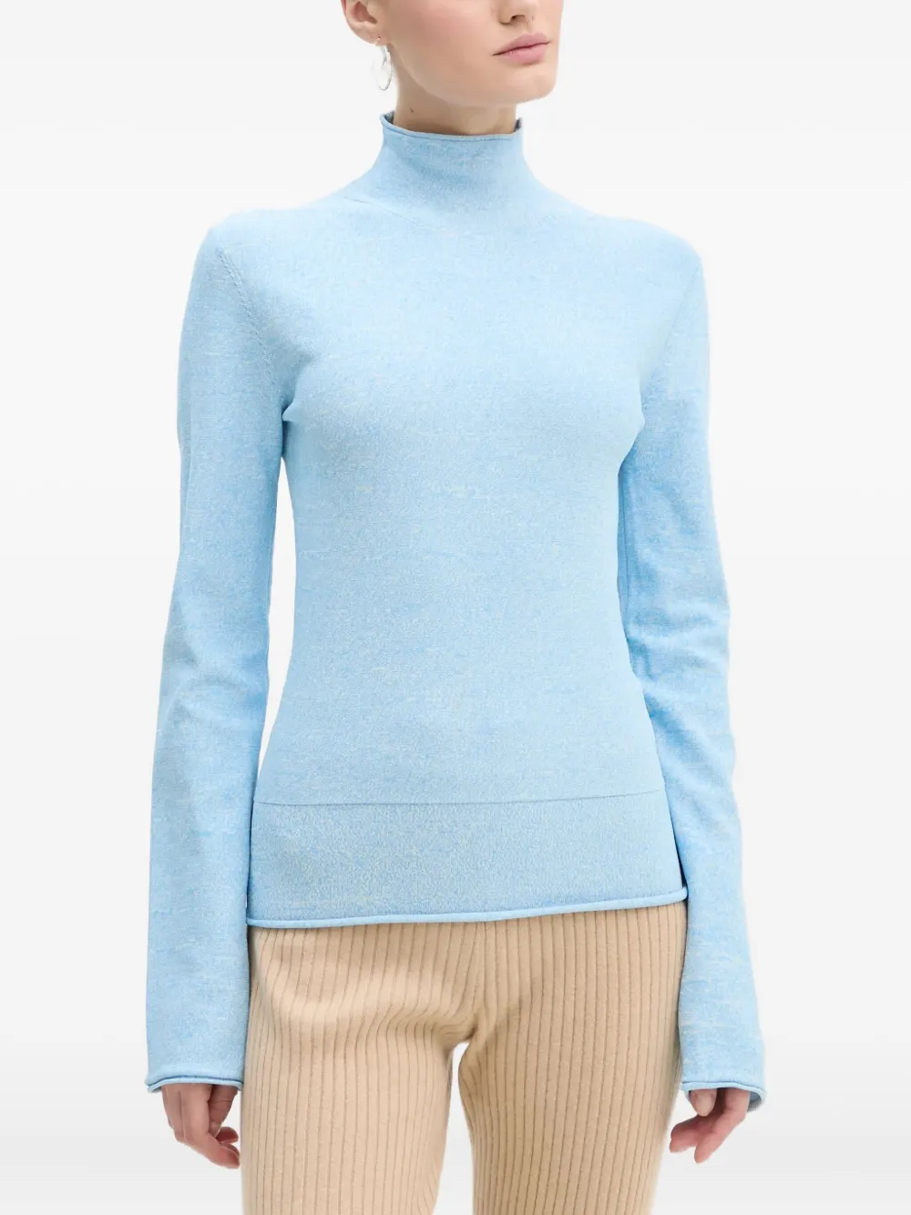 Топ с высоким воротником AERON, синий
Топ с высоким воротником AERON, синий