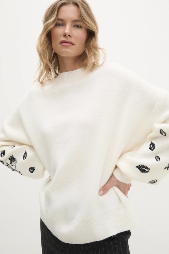 Свитер с шерстью Answear.Lab, белый
Свитер с шерстью Answear.Lab, белый