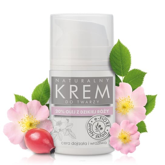 Крем для лица с 20% масел шиповника, 50 мл E-Fiore
Крем для лица с 20% масел шиповника, 50 мл E-Fiore