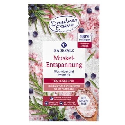 Успокаивающая соль для ванн для расслабления мышц 60 г Dresdner Essenz
Успокаивающая соль для ванн для расслабления мышц 60 г Dresdner Essenz