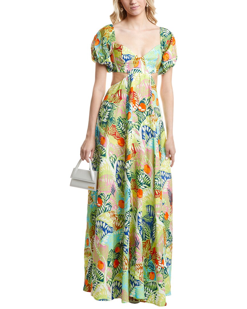 Стауд Колизей Льняное макси-платье STAUD, зеленый
Стауд Колизей Льняное макси-платье STAUD, зеленый