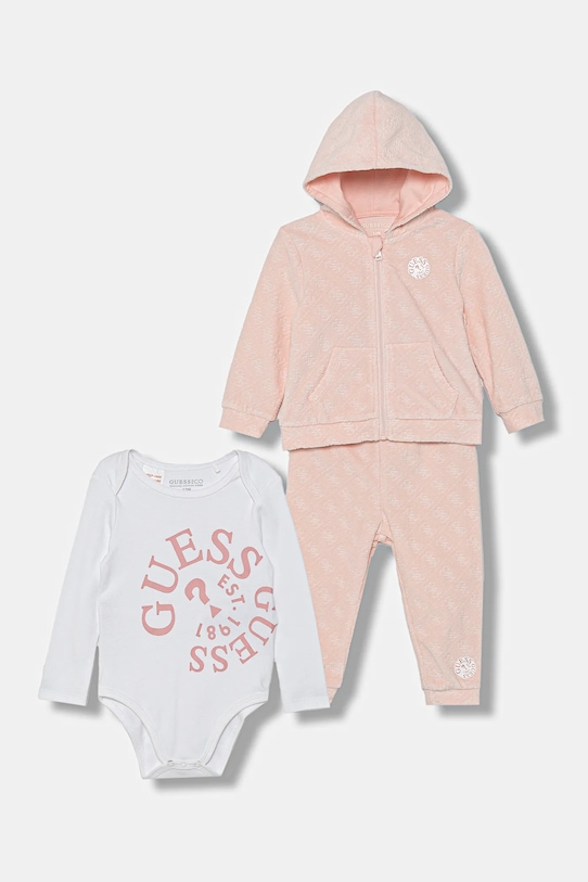 Детский набор из 3 предметов Guess, розовый
Детский набор из 3 предметов Guess, розовый