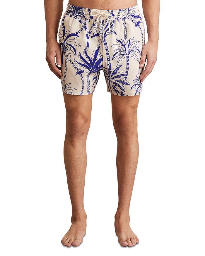 Шорты для плавания с абстрактным принтом листьев REISS, синий
Шорты для плавания с абстрактным принтом листьев REISS, синий