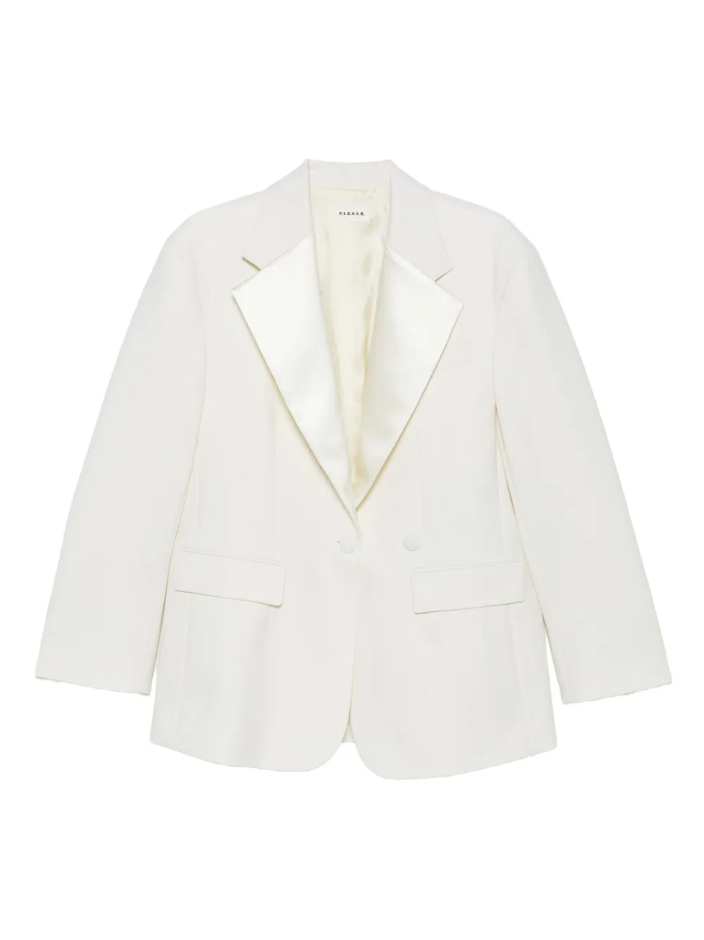 Пиджак с широкими лацканами P.A.R.O.S.H., нейтральный
Пиджак с широкими лацканами P.A.R.O.S.H., нейтральный