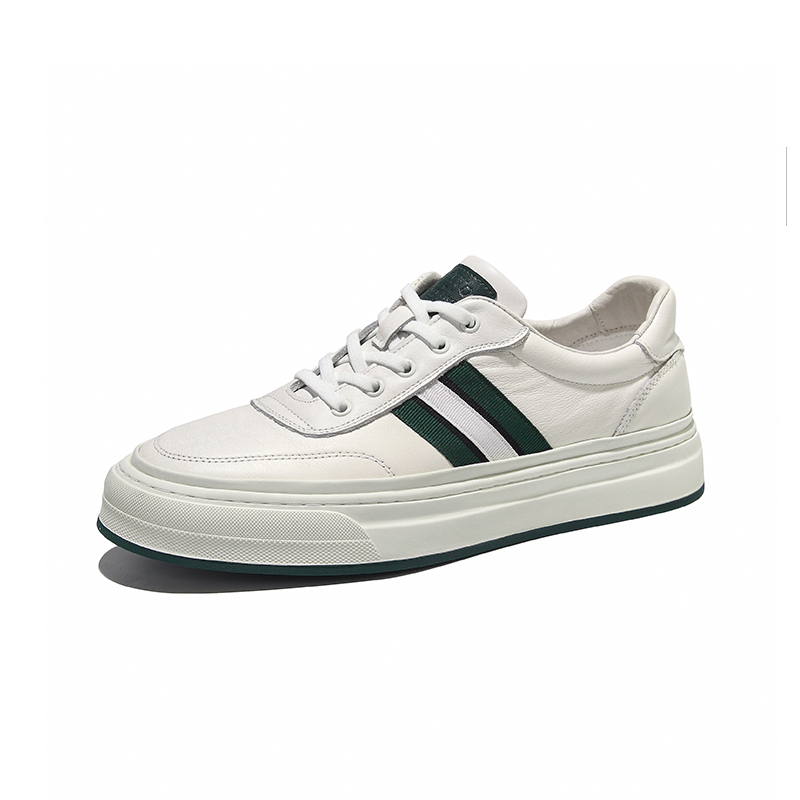 Низкие скейтерские кроссовки мужские бело-зеленые Hautton Jeans
Низкие скейтерские кроссовки мужские бело-зеленые Hautton Jeans