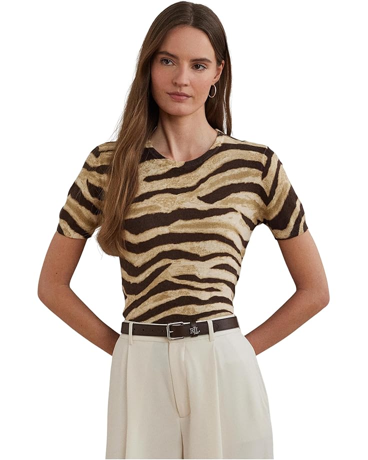 Свитер Lauren Ralph Lauren Print Linen-cotton Short-sleeve Sweater, цвет Mascarpone Cream/Brown
Свитер Lauren Ralph Lauren Print Linen-cotton Short-sleeve Sweater, цвет Mascarpone Cream/Brown