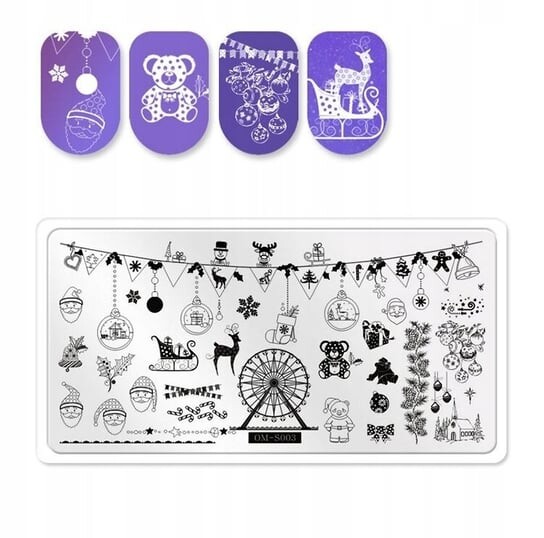 Пластина для штампа для ногтей, Tojato
Пластина для штампа для ногтей, Tojato