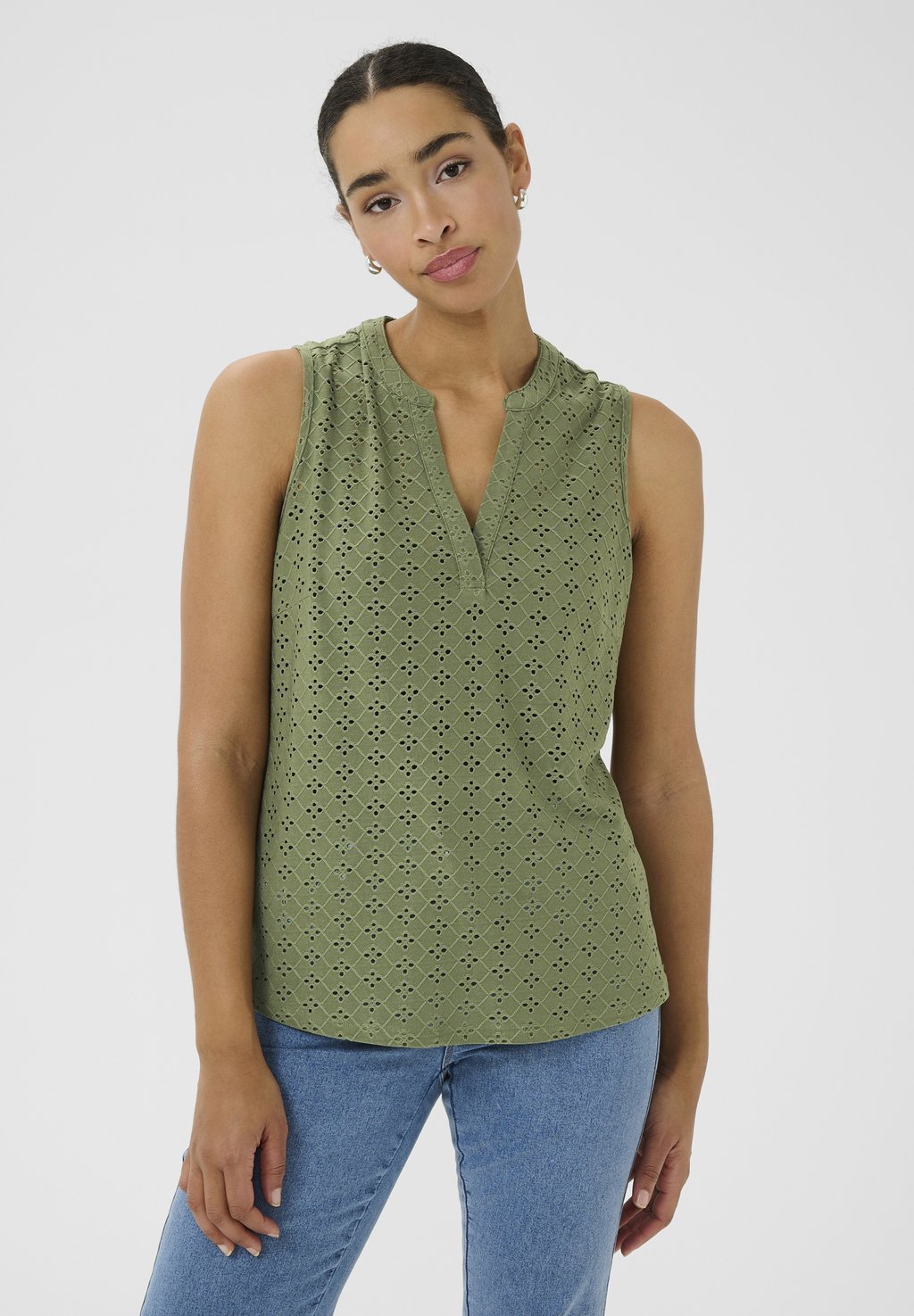 Блуза KACARRIE - Top Kaffe, зеленый 
Блуза KACARRIE - Top Kaffe, зеленый