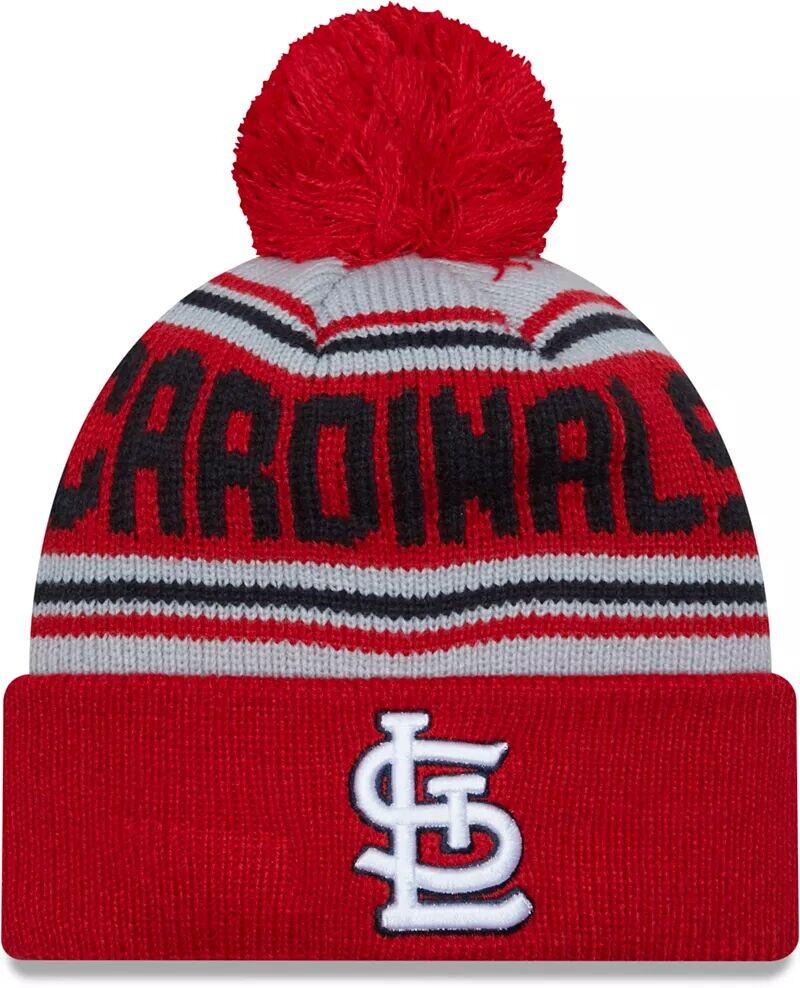 Вязаная шапка New Era для взрослых St. Louis Cardinals с красной надписью и помпоном
Вязаная шапка New Era для взрослых St. Louis Cardinals с красной надписью и помпоном