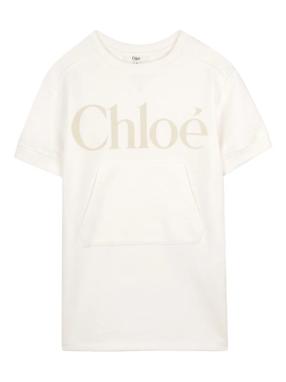 Платье с накладным карманом Chloé Kids, нейтральный
Платье с накладным карманом Chloé Kids, нейтральный