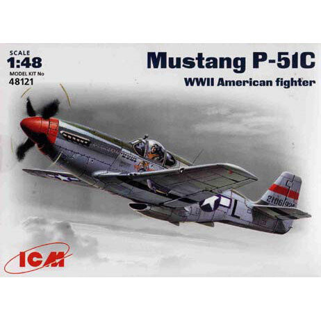 Комплект модели Mustang P51C Американский истребитель времен Второй мировой войны ICM
Комплект модели Mustang P51C Американский истребитель времен Второй мировой войны ICM