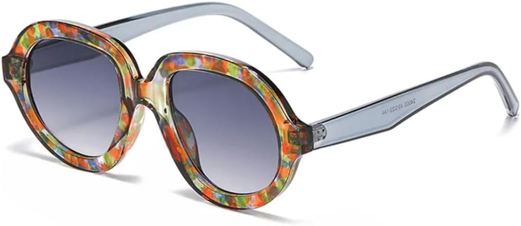 Ретро-солнцезащитные очки с леопардовым принтом, градиентной овальной оправой, маленькая женская оправа, универсальные модные очки для мужчин с защитой от УФ-излучения UV400 SZVVBKK, Flower Gradient Grey
Ретро-солнцезащитные очки с леопардовым принтом, градиентной овальной оправой, маленькая женская оправа, универсальные модные очки для мужчин с защитой от УФ-излучения UV400 SZVVBKK, Flower Gradient Grey