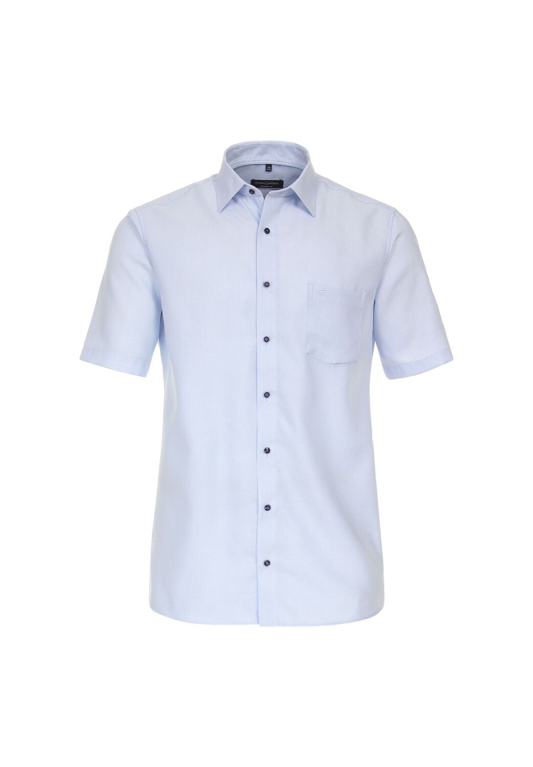 Мужская деловая рубашка с короткими рукавами, простого и комфортного кроя CASAMODA, светло-синий
Мужская деловая рубашка с короткими рукавами, простого и комфортного кроя CASAMODA, светло-синий