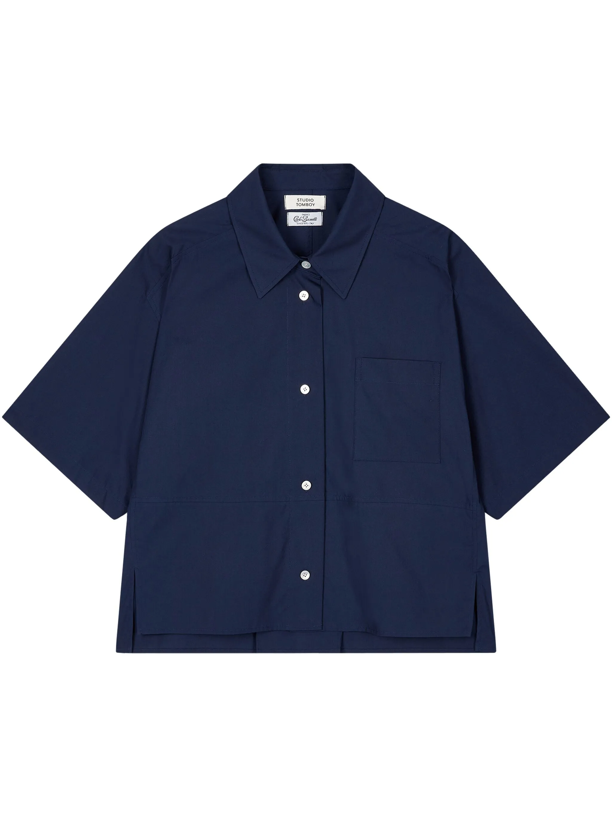 Рубашка на пуговицах Tomboy, синий
Рубашка на пуговицах Tomboy, синий