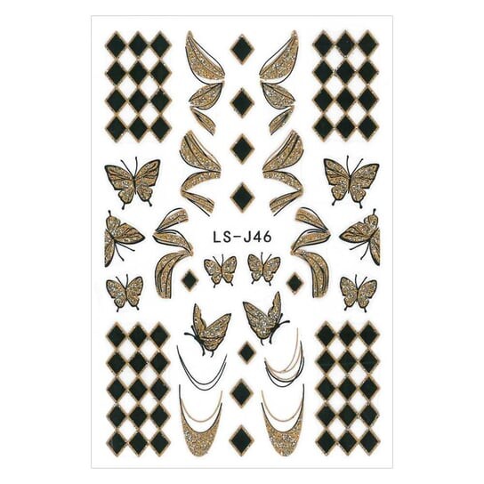 Самоклеящиеся наклейки для ногтей с блестками LS-J46 золотой MollyLac, 3D, Molly Lac
Самоклеящиеся наклейки для ногтей с блестками LS-J46 золотой MollyLac, 3D, Molly Lac