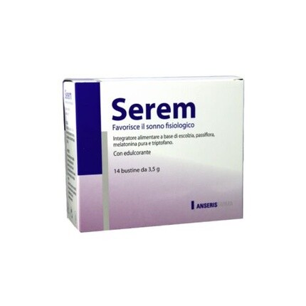 Anserisfarma Serem Sleep Добавка 14 пакетиков Anseris Farma Srl
Anserisfarma Serem Sleep Добавка 14 пакетиков Anseris Farma Srl