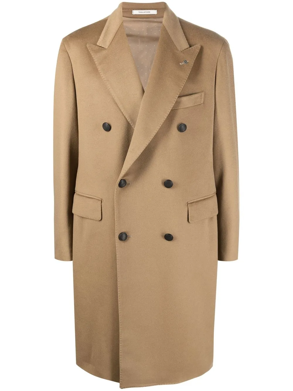 Двубортное пальто с заостренными лацканами TAGLIATORE, коричневый
Двубортное пальто с заостренными лацканами TAGLIATORE, коричневый