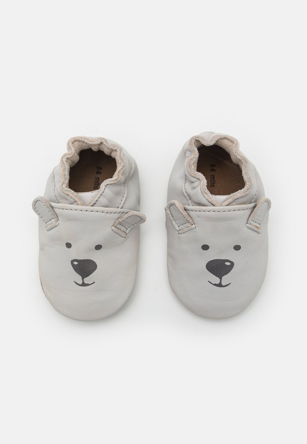 Туфли для ползания SWEETY BEAR UNISEX Robeez, цвет gris 
Туфли для ползания SWEETY BEAR UNISEX Robeez, цвет gris