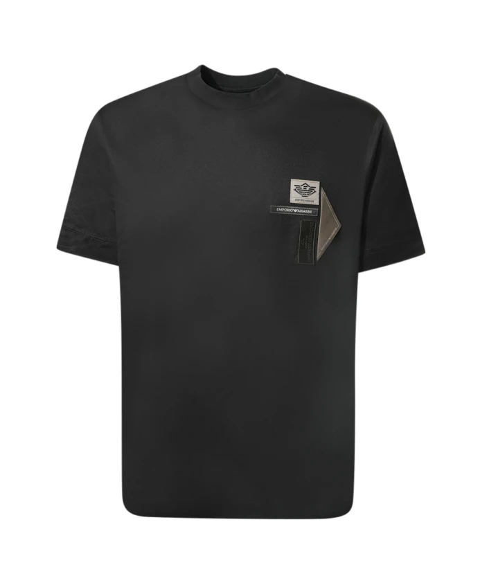 Футболка из смеси лиоцелла Emporio Armani, черный
Футболка из смеси лиоцелла Emporio Armani, черный