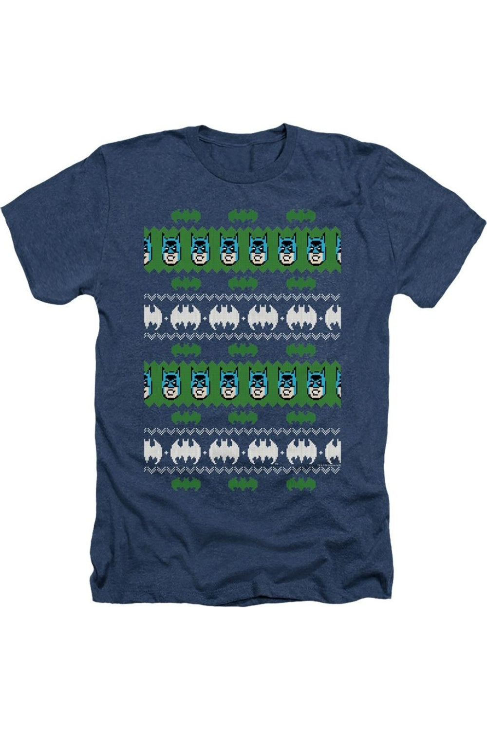 Рождественский свитер Бэтмена для взрослых, футболка Heather Gildan, темно-синий
Рождественский свитер Бэтмена для взрослых, футболка Heather Gildan, темно-синий