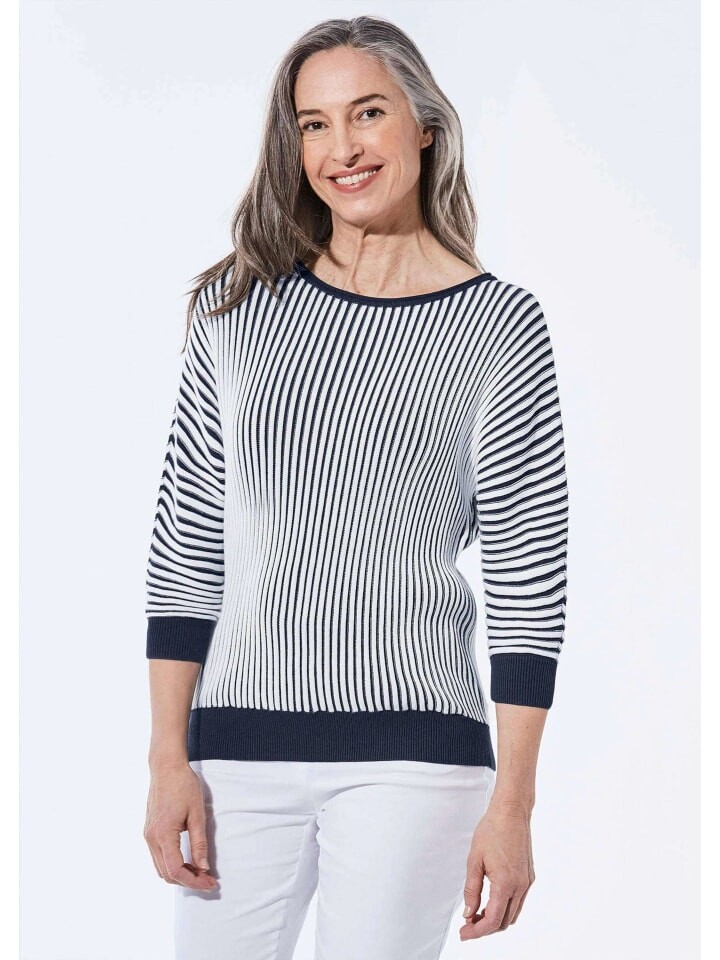 Пуловер GOLDNER, цвет marine/weiß/gestreift 
Пуловер GOLDNER, цвет marine/weiß/gestreift