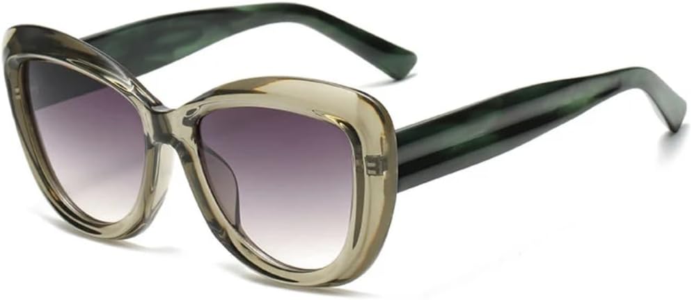 Солнцезащитные очки с защитой UV400 | Панк-стиль «кошачий глаз», большая оправа | для женщин и мужчин, для занятий спортом на открытом воздухе и вождения DSVIGF, Cleargreen-gray
Солнцезащитные очки с защитой UV400 | Панк-стиль «кошачий глаз», большая оправа | для женщин и мужчин, для занятий спортом на открытом воздухе и вождения DSVIGF, Cleargreen-gray