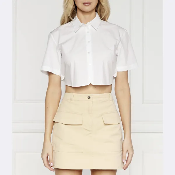 Укороченная рубашка Enovia Hugo, белый 
Укороченная рубашка Enovia Hugo, белый