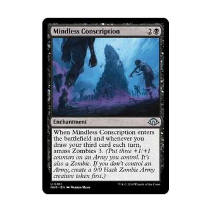 CCG Бездумный призыв (U), MTG - Modern Horizons 3
CCG Бездумный призыв (U), MTG - Modern Horizons 3