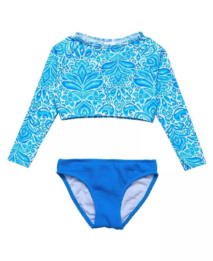 Синий укороченный комплект Santorini LS Rash для малышей и девочек Snapper Rock, синий
Синий укороченный комплект Santorini LS Rash для малышей и девочек Snapper Rock, синий