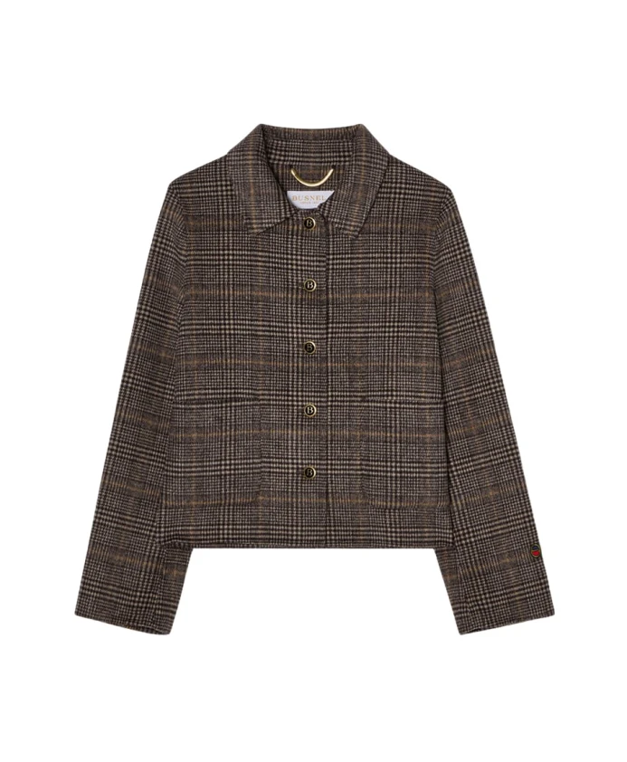 Клетчатый жакет Матильды Busnel, серый
Клетчатый жакет Матильды Busnel, серый