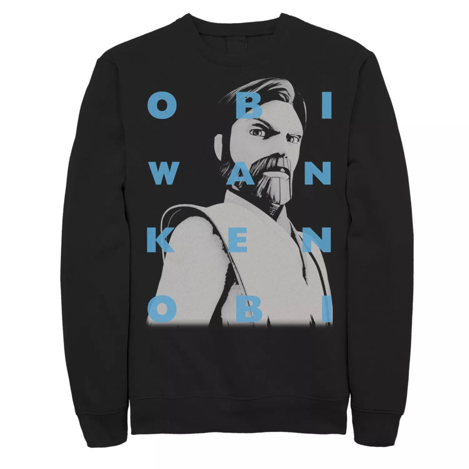 Мужской свитшот с надписью «Звездные войны: Войны клонов» Оби-Вана Кеноби Licensed Character