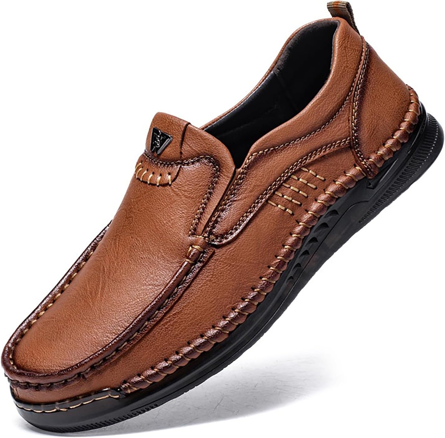 Мужские кожаные лоферы BOEGBNW ручной работы, с отделением для монет, без шнурков, повседневные, удобные, противоскользящие, легкие, дышащие, для работы, офиса и прогулок, светло-коричневый
Мужские кожаные лоферы BOEGBNW ручной работы, с отделением для монет, без шнурков, повседневные, удобные, противоскользящие, легкие, дышащие, для работы, офиса и прогулок, светло-коричневый