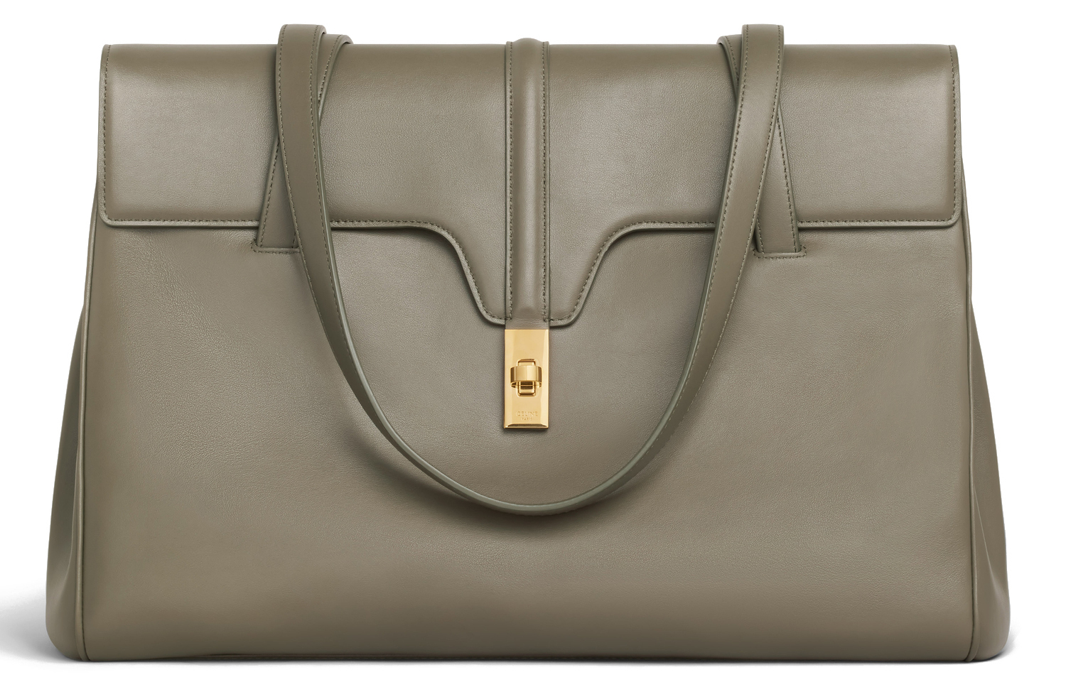 Сумка женская большая из кожи коровы армейского зеленого цвета CELINE
Сумка женская большая из кожи коровы армейского зеленого цвета CELINE