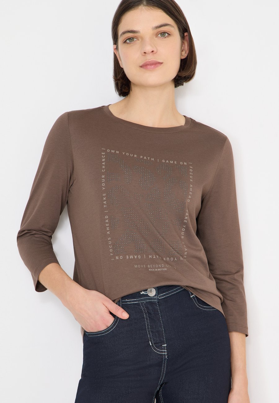 Топ Cecil Long sleeved top, Beige/Brown
Топ Cecil Long sleeved top, Beige/Brown