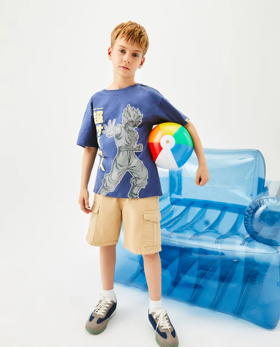 Футболка Dragon Ball с короткими рукавами для мальчика Kids El Corte Inglés, тёмно-синий
Футболка Dragon Ball с короткими рукавами для мальчика Kids El Corte Inglés, тёмно-синий